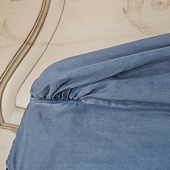 Lovers + Friends V Neck Long Sleeve Jean Jumper Sz Small - Picture 8 of 12